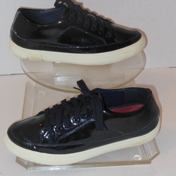 FLIP FLOP PATENT LEATHER SHOES SIZE 10 MEDIUM - Picture 3 of 5